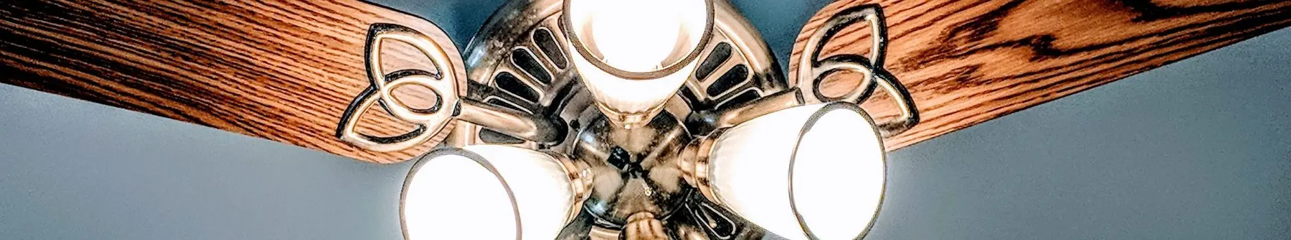 Blog 8 Wood paneling lighted ceiling fan
