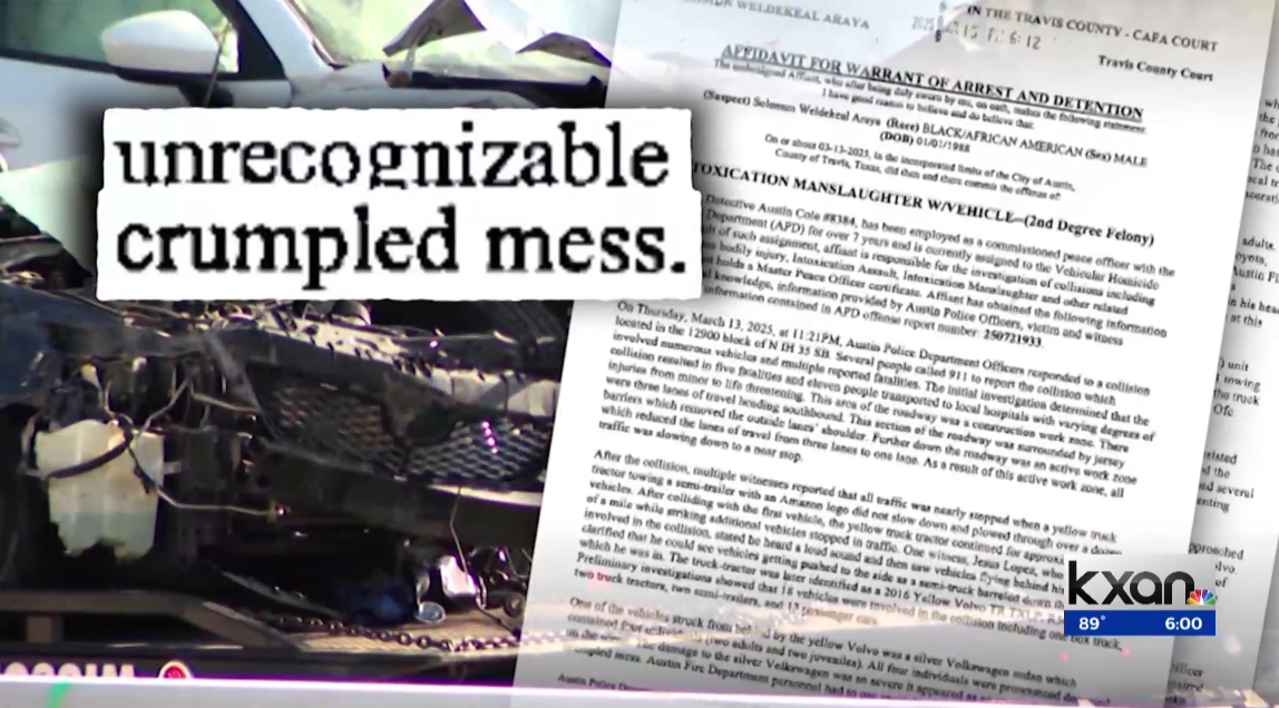 Thomas J. Henry Speaks with KXAN About Deadly I-35 Crash TJH Interview KXAN Screenshot