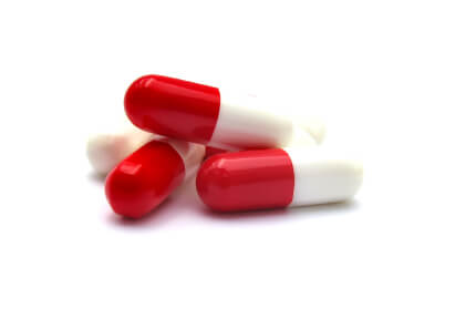 Red and white tablets