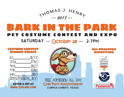 Thomas J. Henry Bark in the Park 2017 event details