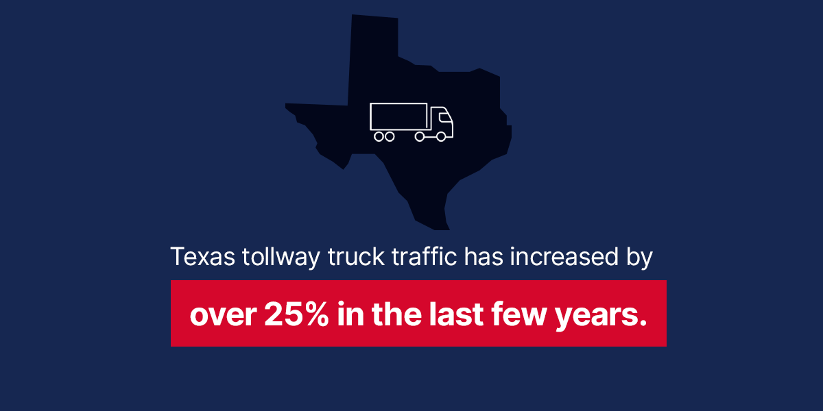 Why Trucking Accidents Are More Common on Dallas Highways 02 texas tollway traffic has increased
